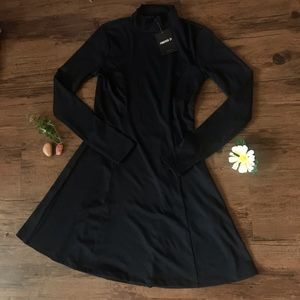 Black skater dress